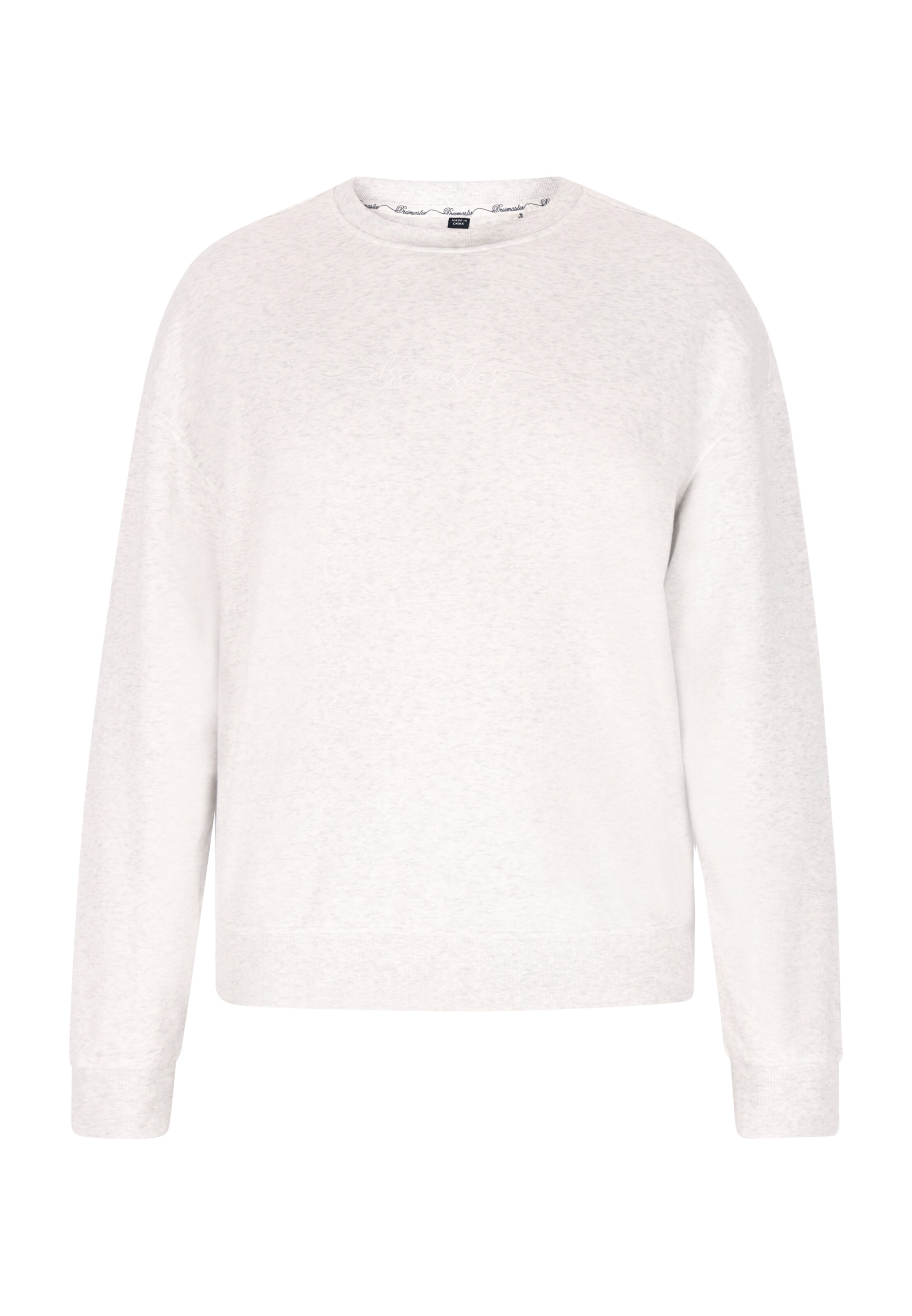 Bluză de molton de la DreiMaster Vintage pe alb: față