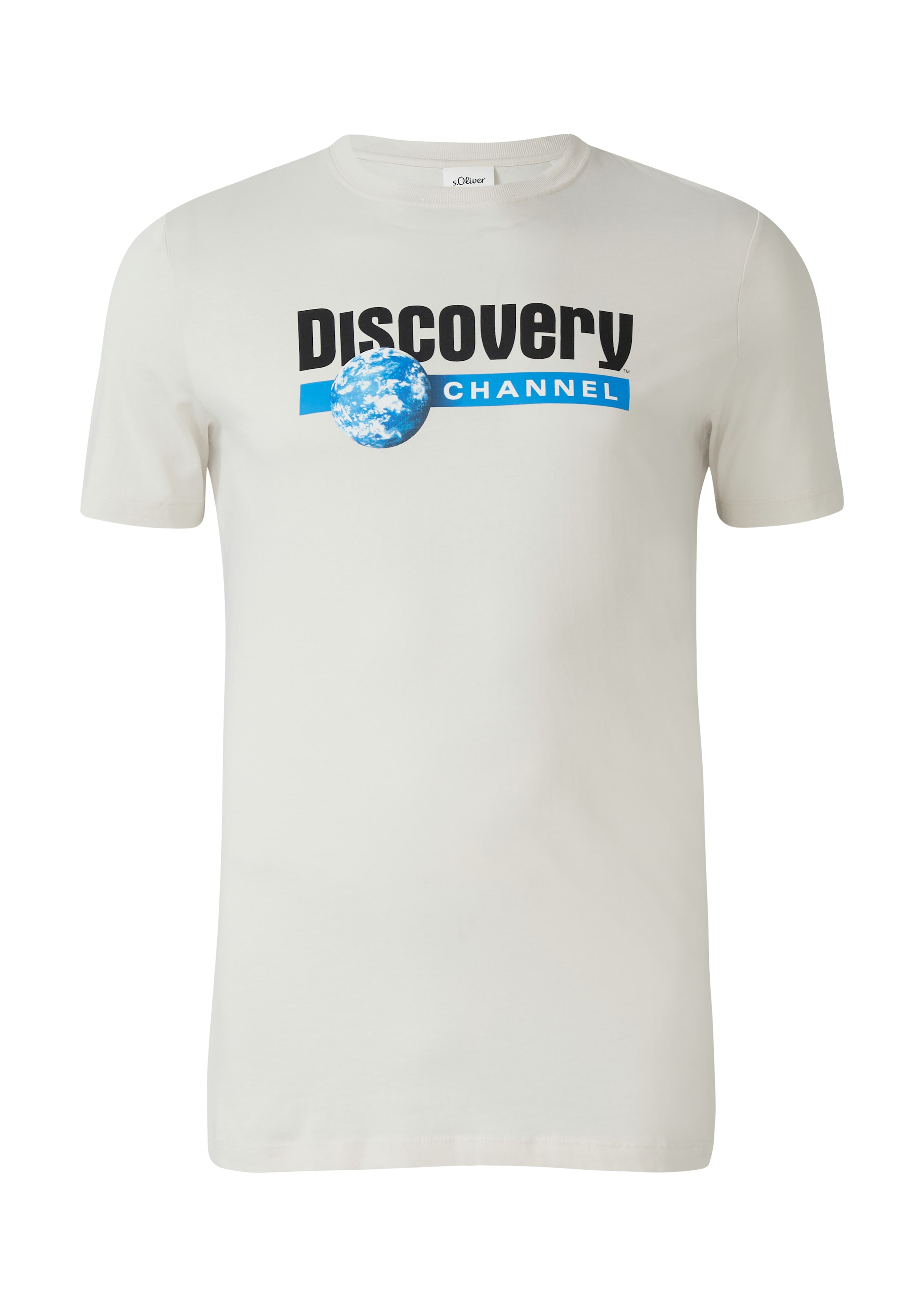 s.Oliver Men Tall Sizes Shirt in White: front