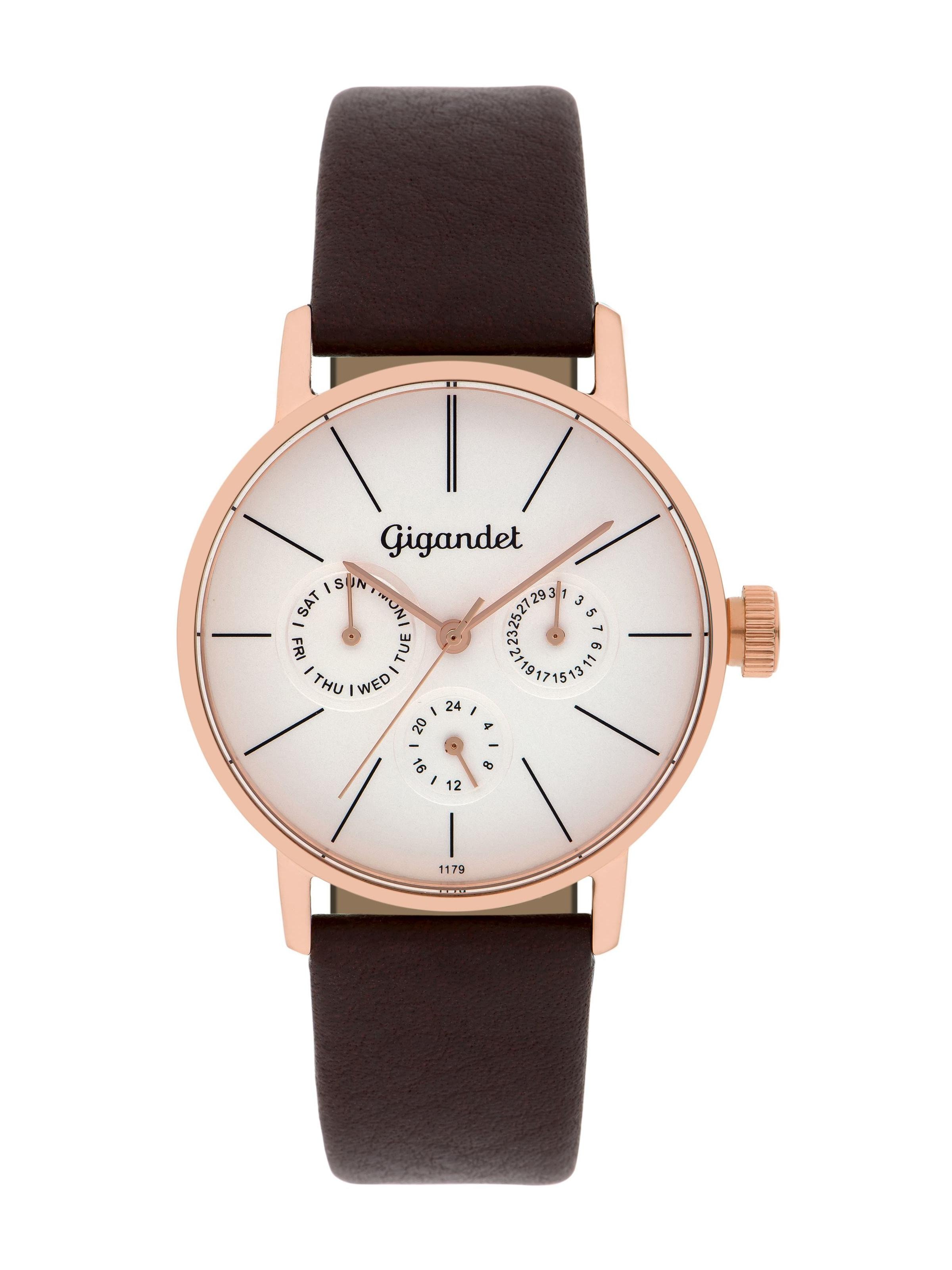 Gigandet Analoguhr 'MINIMALISM'‌‌‌‌ in Gold: Vorderseite