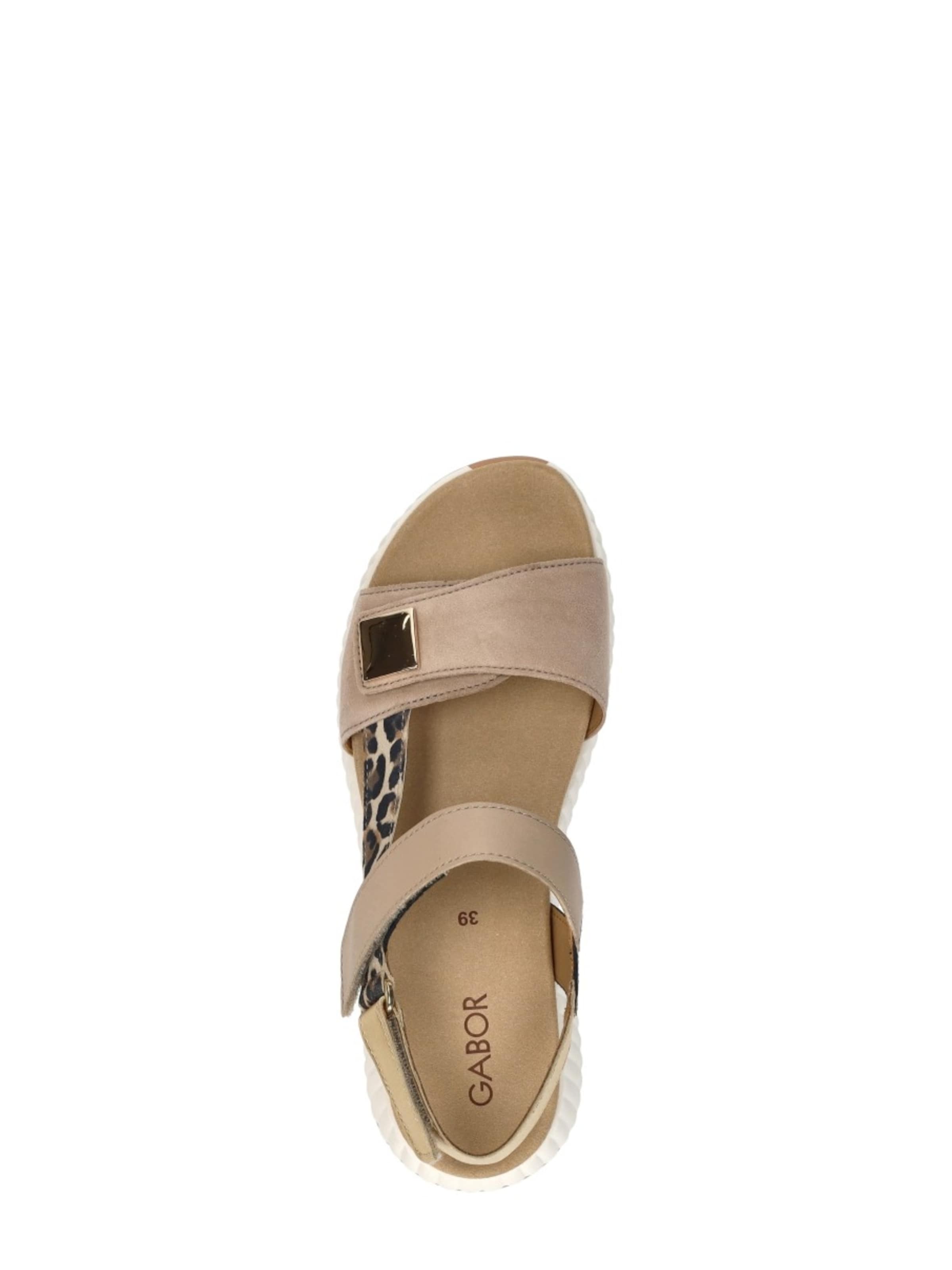 Sandales 'Sandalen Plat' GABOR en beige