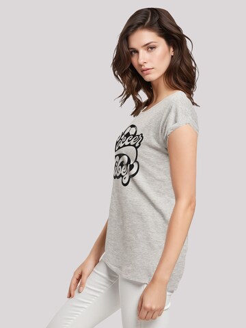 F4NT4STIC Shirt 'Soccer Vibes Typography Sporty Graphic' in Grijs
