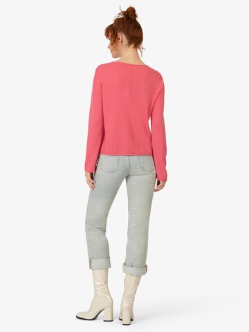 Rainbow Cashmere Sweater in Pink