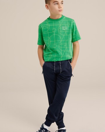 WE Fashion Tapered Trousers in Blue