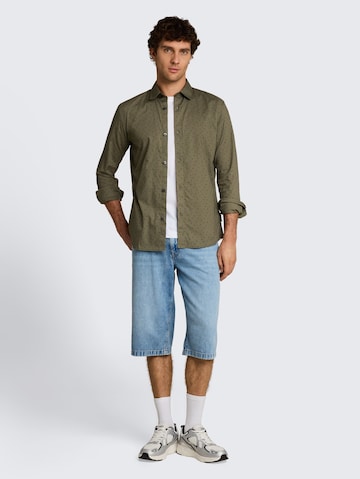 Coupe regular Chemise TOM TAILOR DENIM en vert