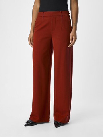 OBJECT Wide leg Broek in Rood: voorkant