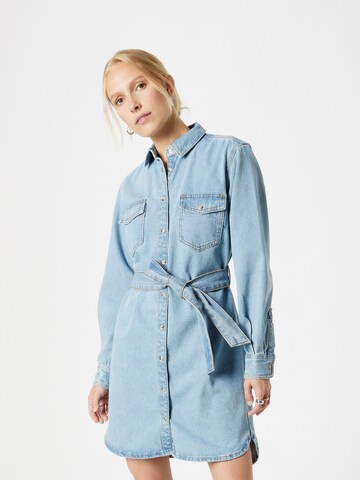 JJXX Shirt Dress 'Thalia' in Blue: front