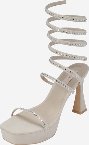 NLY by Nelly - Sapatos de salto em bege: frente