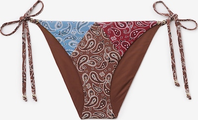 CALZEDONIA Bikinihose 'Bandana Patch' in L in blau / braun / lila / weiß, Produktansicht