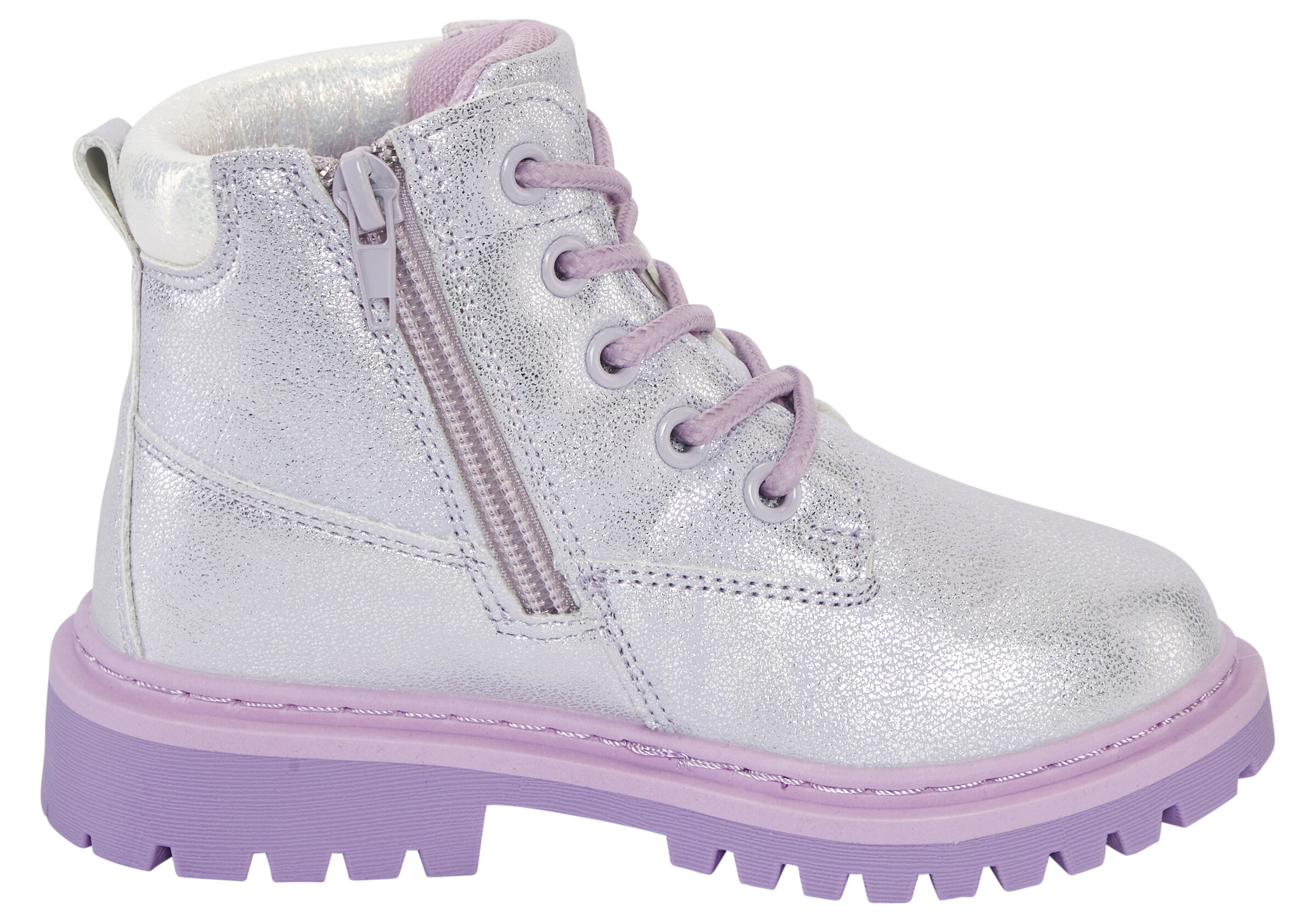 DISNEY Schnürboots in Lila
