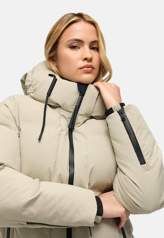 NAVAHOO Winterjas 'Wolkentanz XIV' in Beige