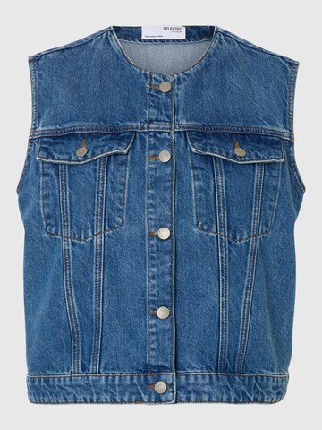 SELECTED Vest i blå: forside
