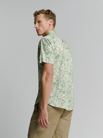 No Excess Regular fit Button Up Shirt in Green