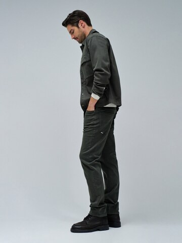 Salsa Jeans Tussenjas in Groen
