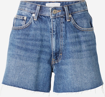 TOPSHOPregular Traperice - plava boja: prednji dio