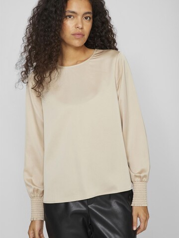 VILA Bluse in Beige