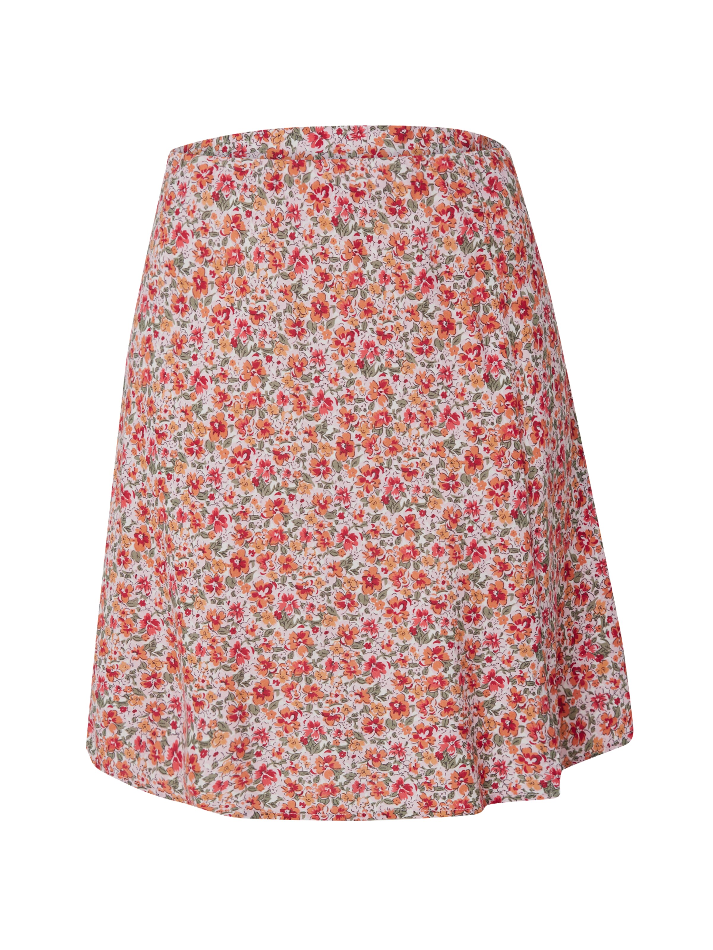 PIECES Rock 'NYA' in Rot: Vorderseite