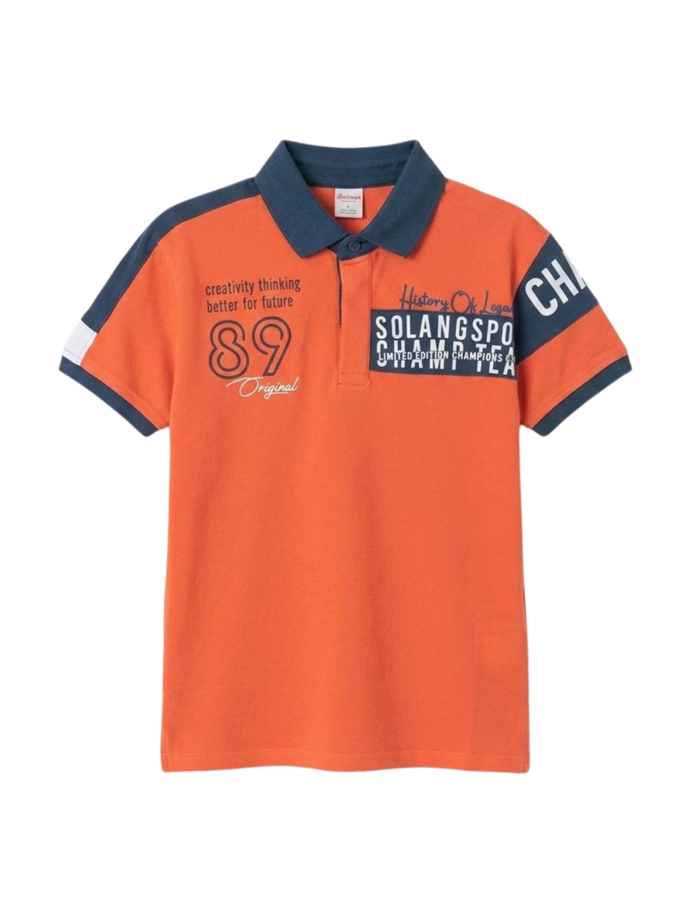 Solang Shirt in Orange: front