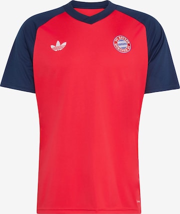 T-Shirt fonctionnel 'FC Bayern München 26/27 Pre-Match' ADIDAS ORIGINALS en rouge : devant