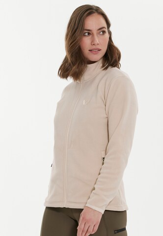 Whistler Functionele fleece jas 'Cocoon' in Beige: voorkant