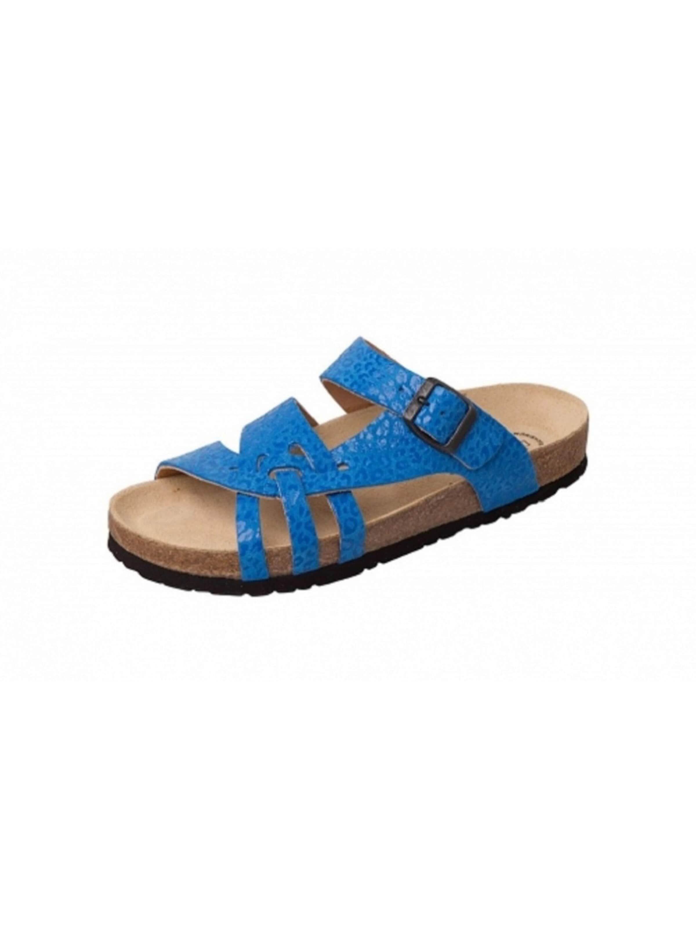 Weeger Sandale 'Bio Pantol Art. 11140-35'‌‌‌‌‌‌‌‌ in Blau: Vorderseite