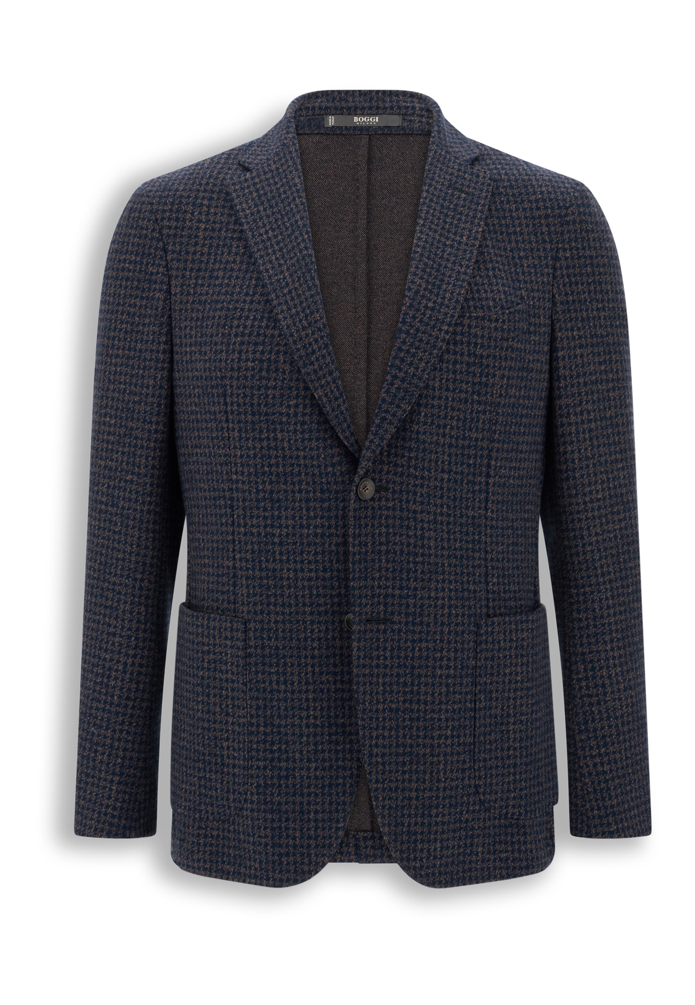Boggi Milano Regular fit Colbert in Blauw: voorkant