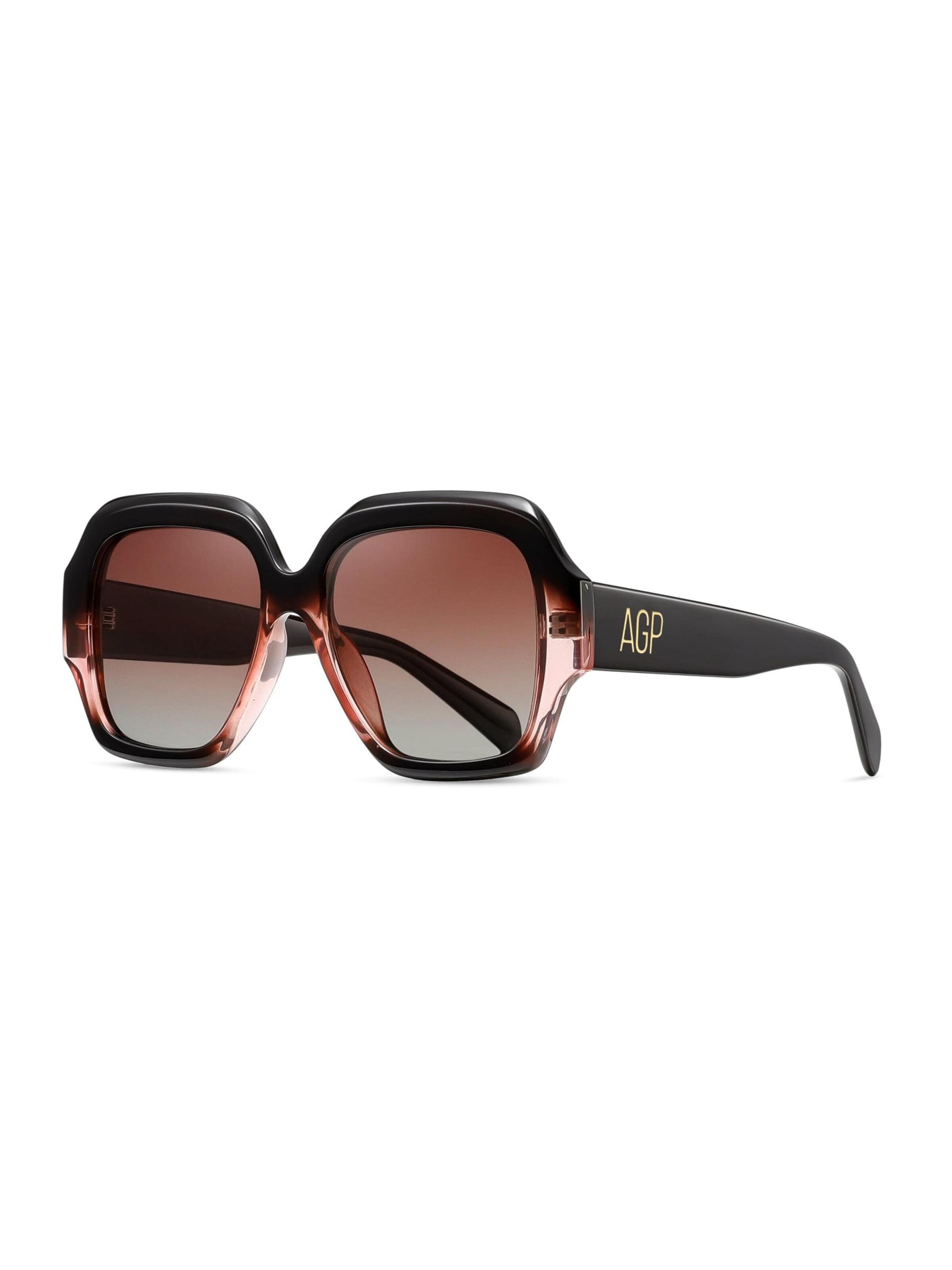 Lunettes de soleil 'Square Despoina' AVANT-GARDE PARIS en rouge