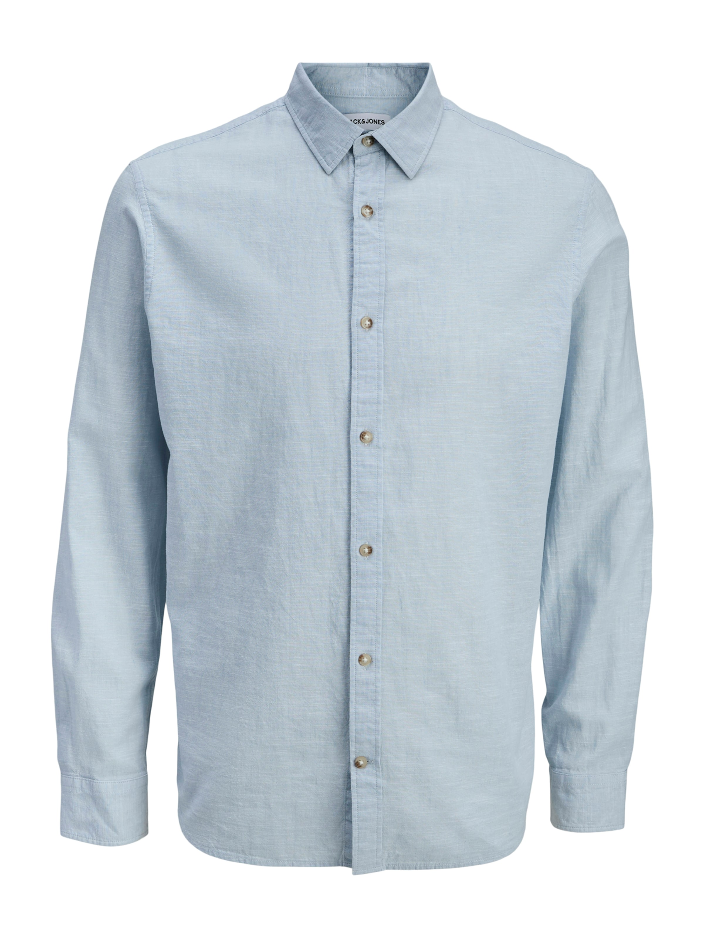 Coupe regular Chemise 'JJESUMMER' JACK & JONES en bleu : devant