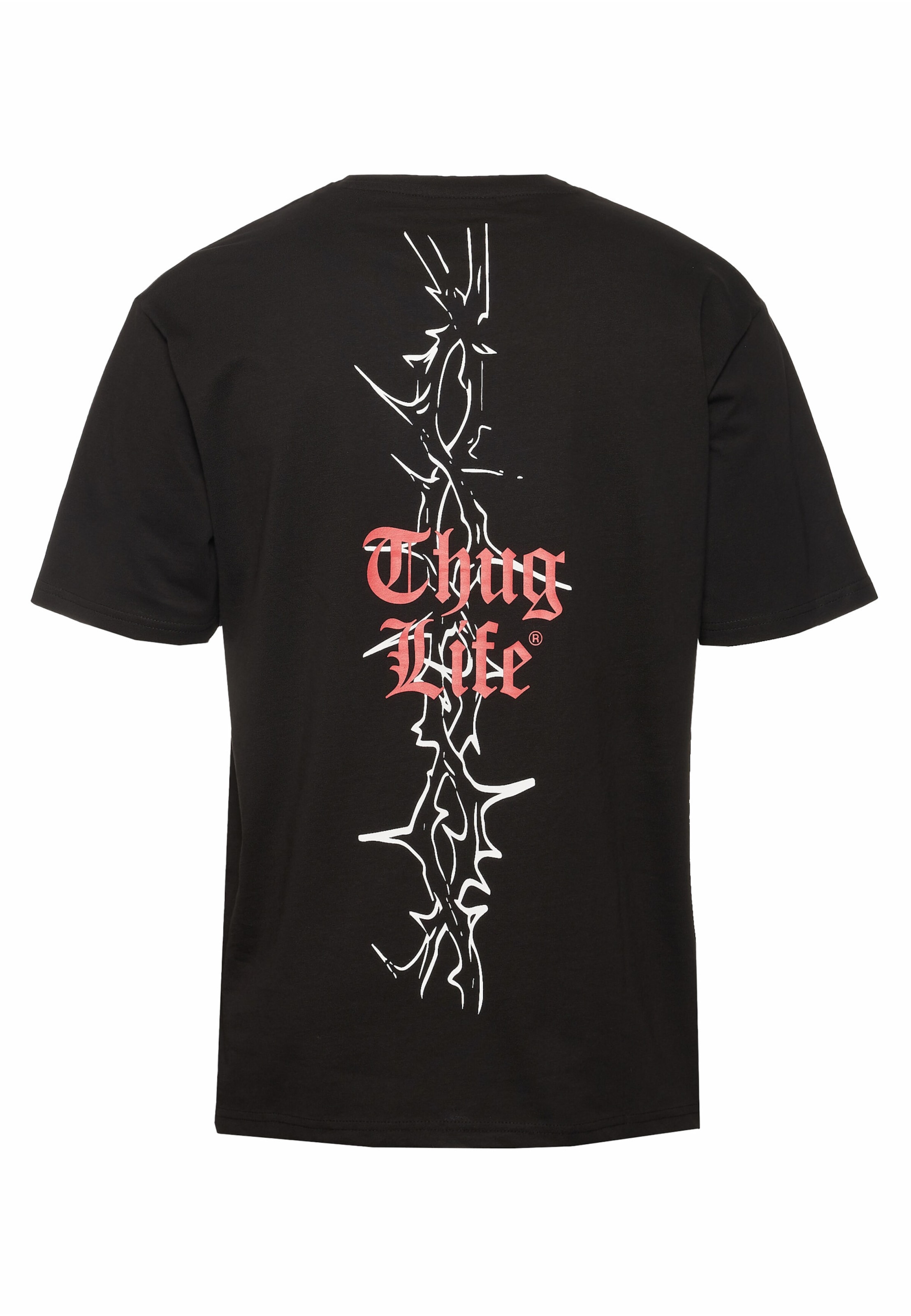 Thug Life - Camiseta 'Dusky' en negro