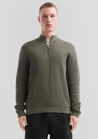 Pull-over QS en vert : devant