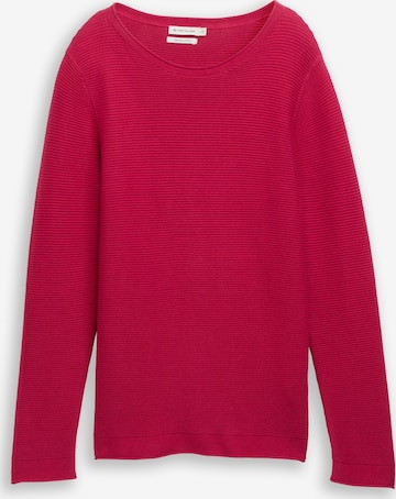 TOM TAILOR Sweter w kolorze fioletowy: przód