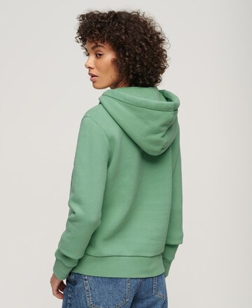 Sweat-shirt Superdry en vert