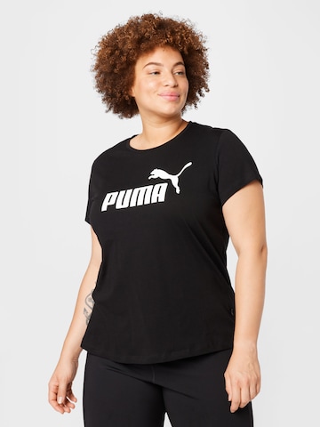 PUMA Λειτουργικό μπλουζάκι σε μαύρο: μπροστά