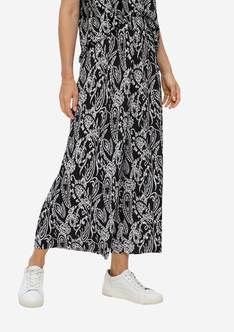 s.Oliver Wide Leg Bukser i sort: forside