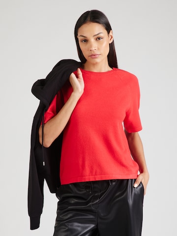 PIECES Pullover 'PCBREE' in Rot: Vorderseite