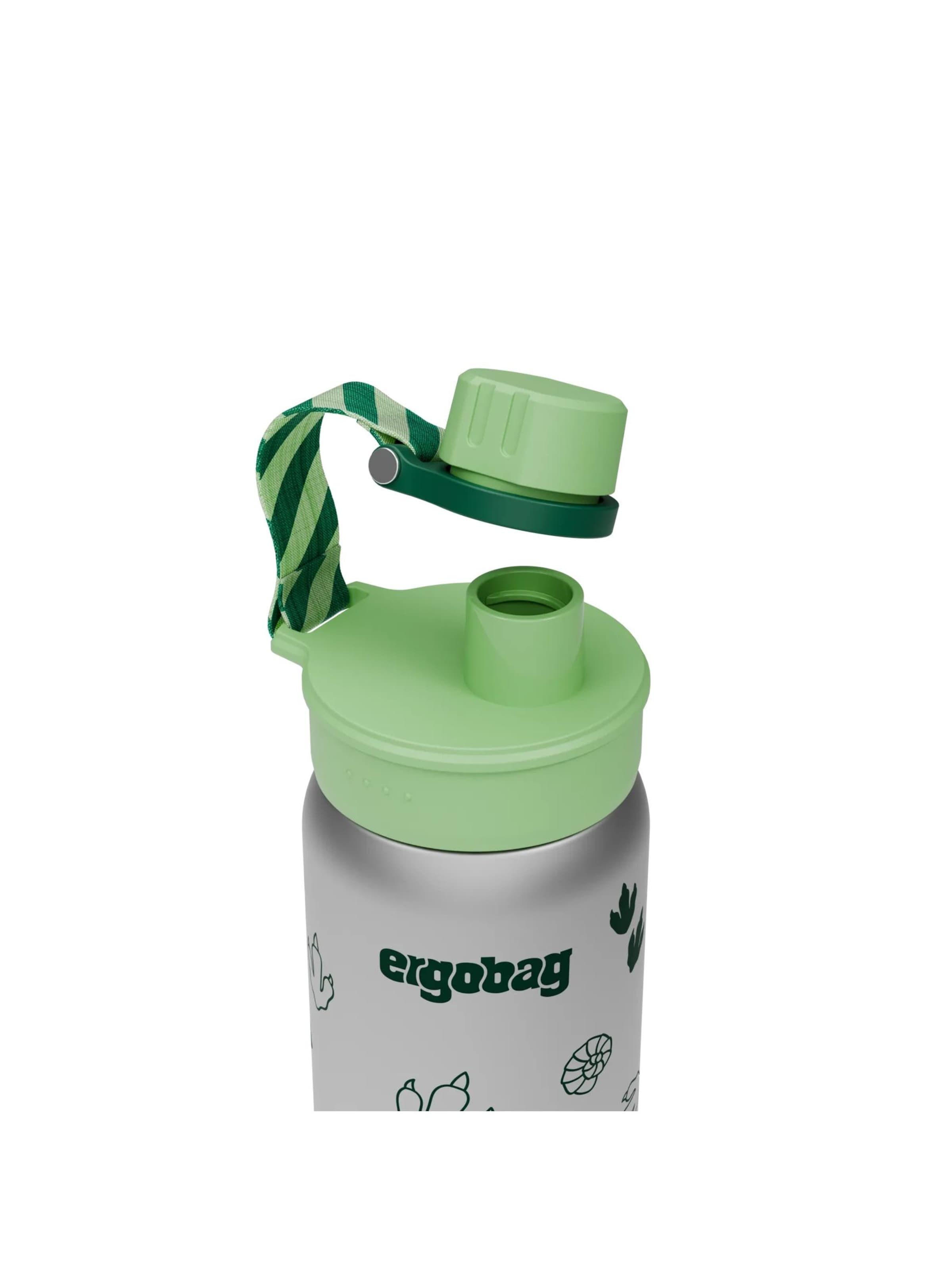 ergobag Drinking Bottle 'Trinkflasche Edelstahl Trinkflasche' in Green
