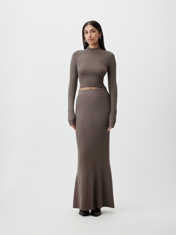 Pullover 'Agathe' di LeGer by Lena Gercke in marrone