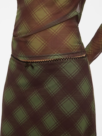 Noisy may - Falda 'NMJUDITH MESH' en marrón