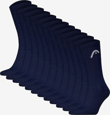 HEAD Sports socks in Blue: front