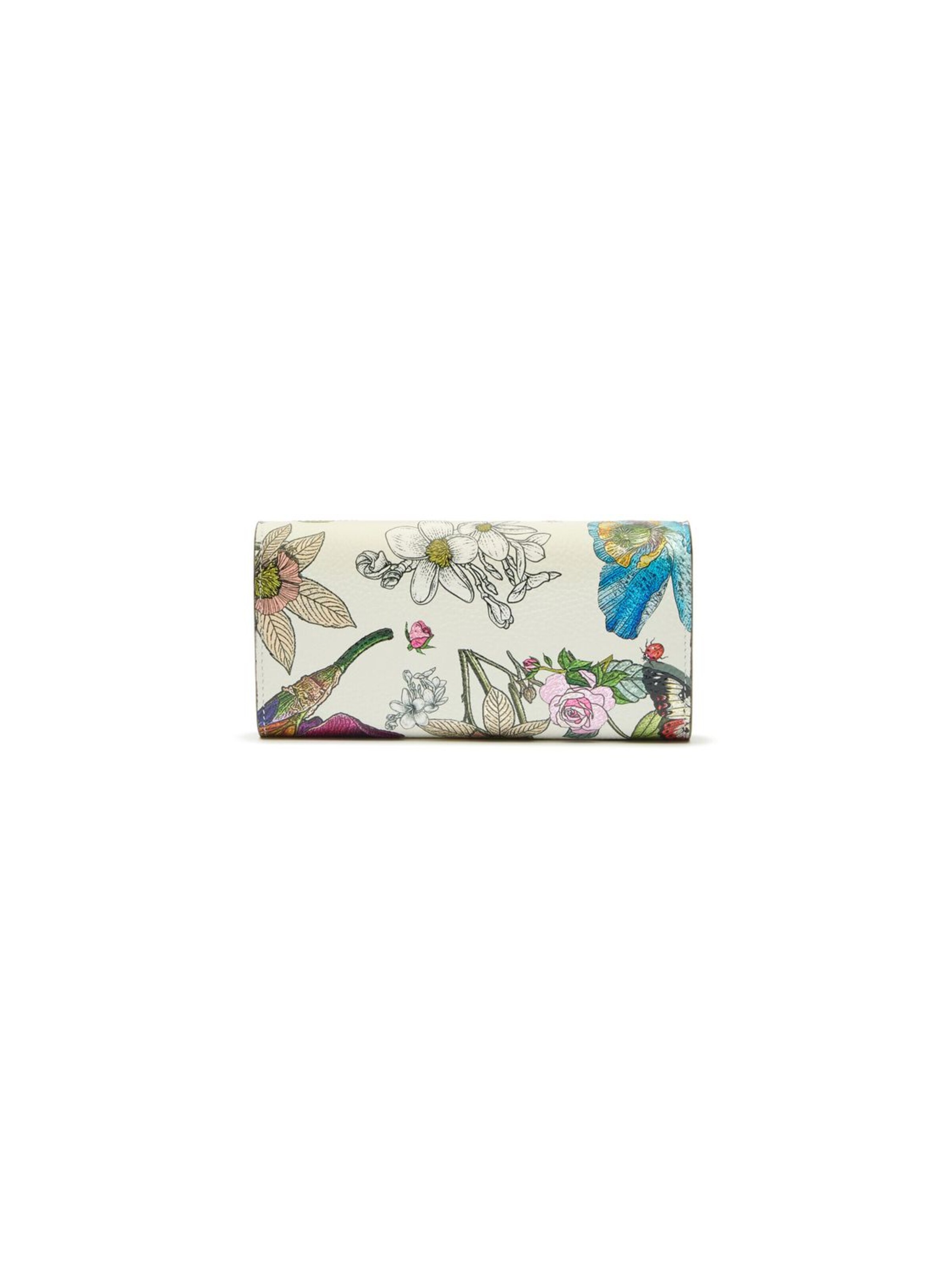 Braccialini - Cartera 'Wallet Fiori' en blanco