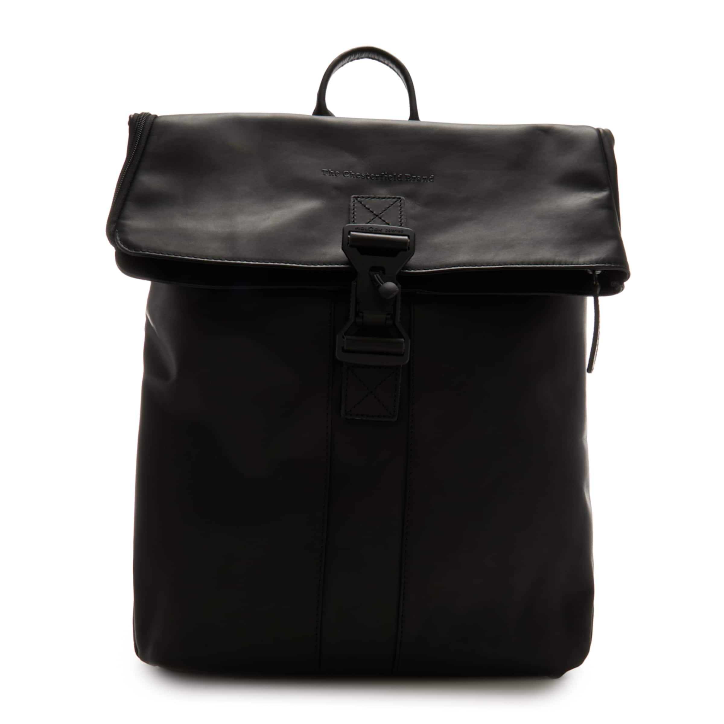 The Chesterfield Brand Rugzak 'Savona' in Zwart: voorkant