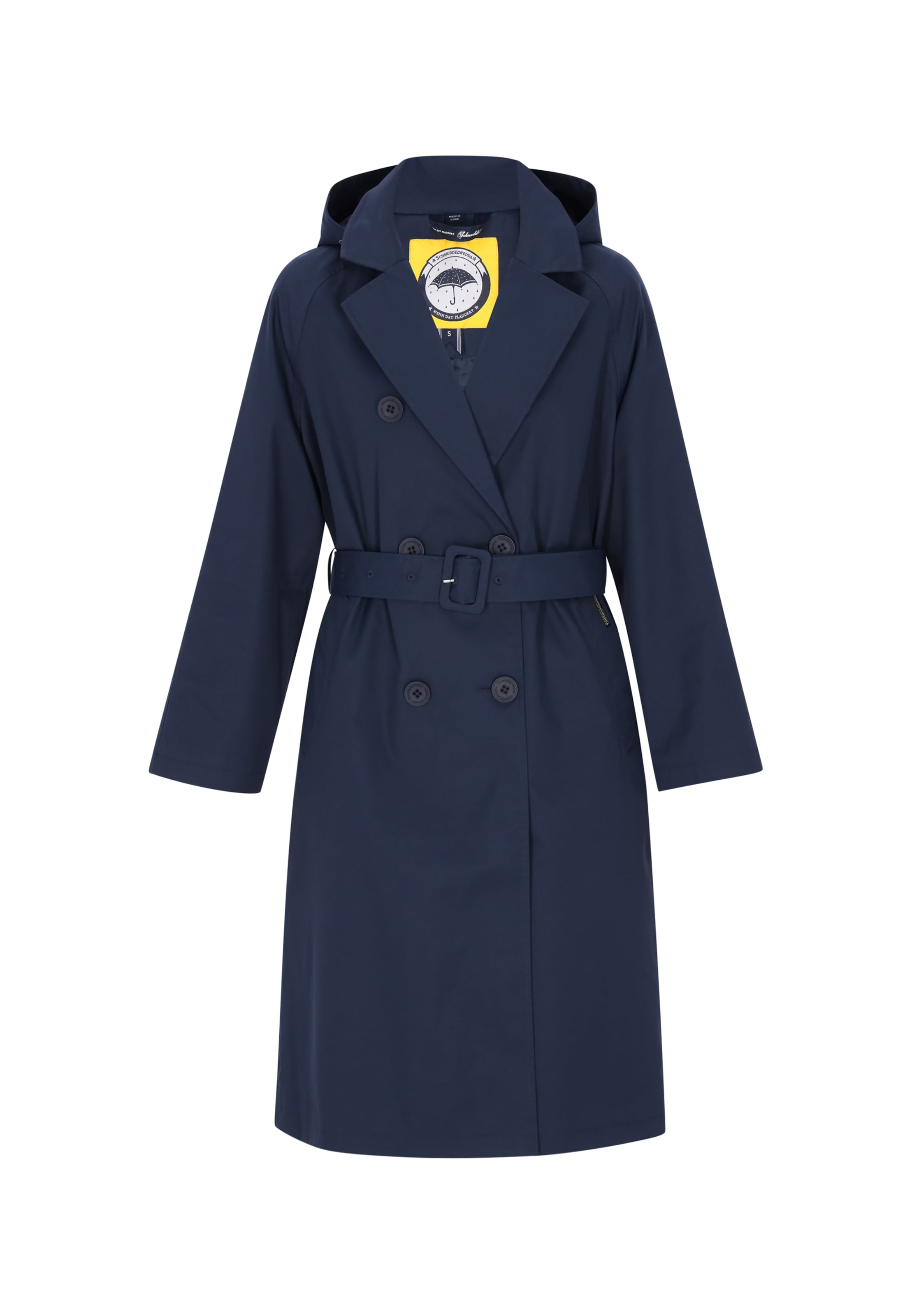 Schmuddelwedda - Abrigo funcional en azul: frente