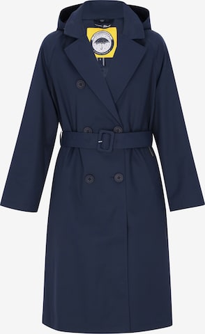 Schmuddelwedda - Abrigo funcional en azul: frente