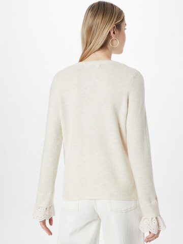 VERO MODA Trui 'IVA' in Beige