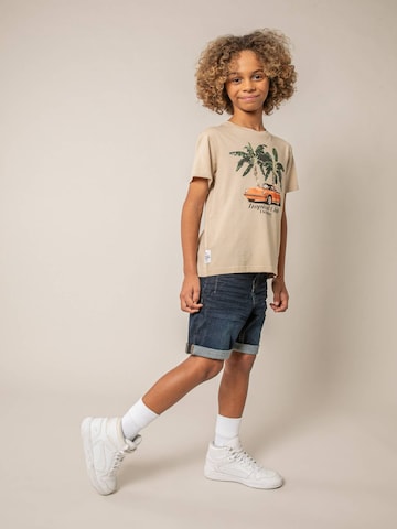 T-Shirt ' KIKONDO ' Deeluxe en beige