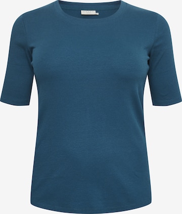 KAFFE CURVE - Camisa 'Carina' em azul: frente