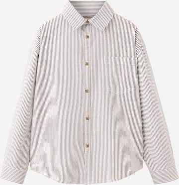 MANGO KIDS Regular Fit Paita 'CHESS' värissä ruskea: etupuoli