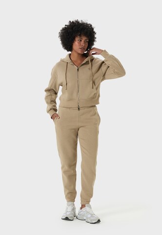 Tom Barron Joggingpak in Bruin: voorkant