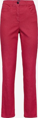 Goldner Slim fit Jeans in Red: front