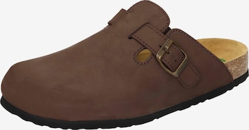 DR. BRINKMANN Clogs 'Nerpio' in Braun: Vorderseite