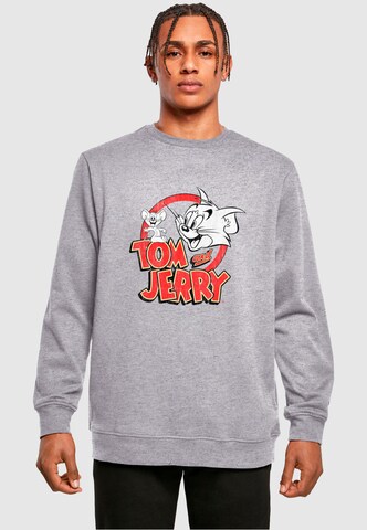 ABSOLUTE CULT Sweatshirt 'Tom And Jerry' in Grey: front